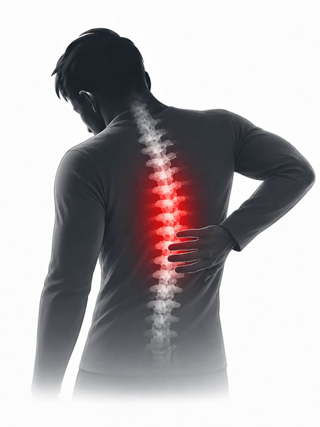 tratamiento de hernia dorsal por el MORFT